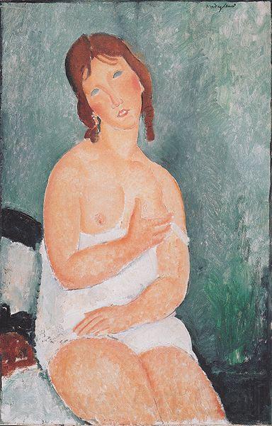Amedeo Modigliani Junge Frau im Hemd Germany oil painting art